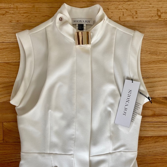 NWT Shona Joy White Dress
